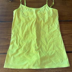 Justice size 16. Bright yellow tank Gold